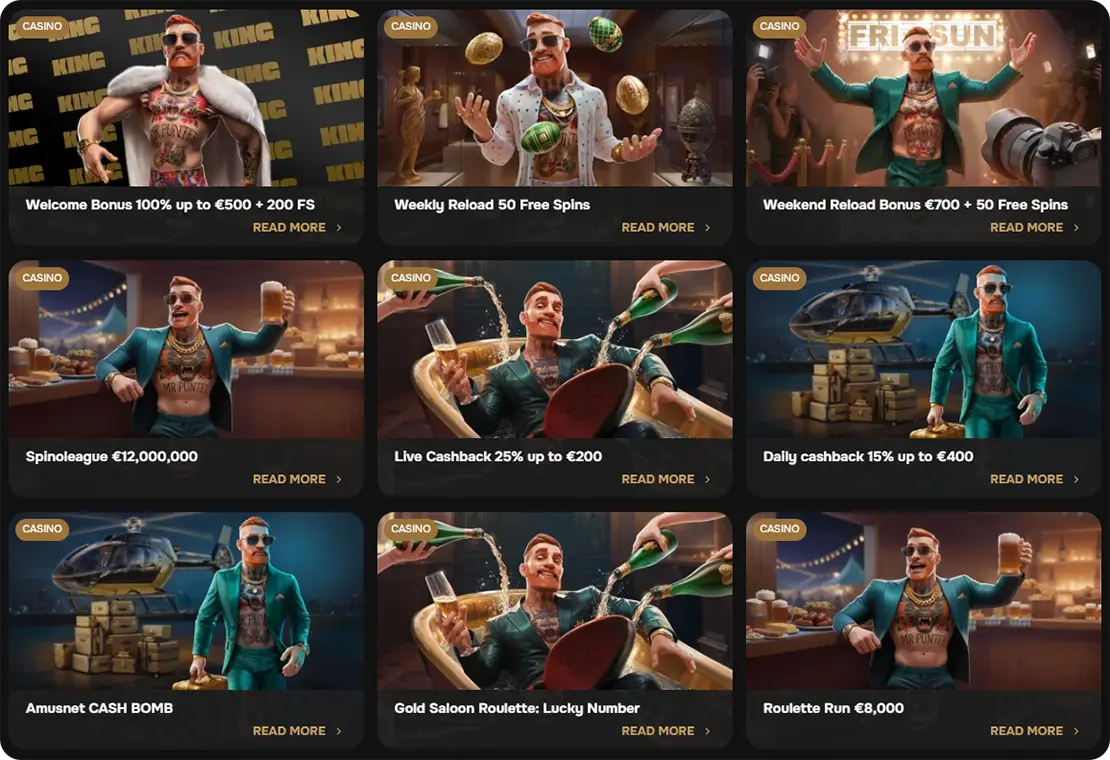 MrPunter casino bonuses