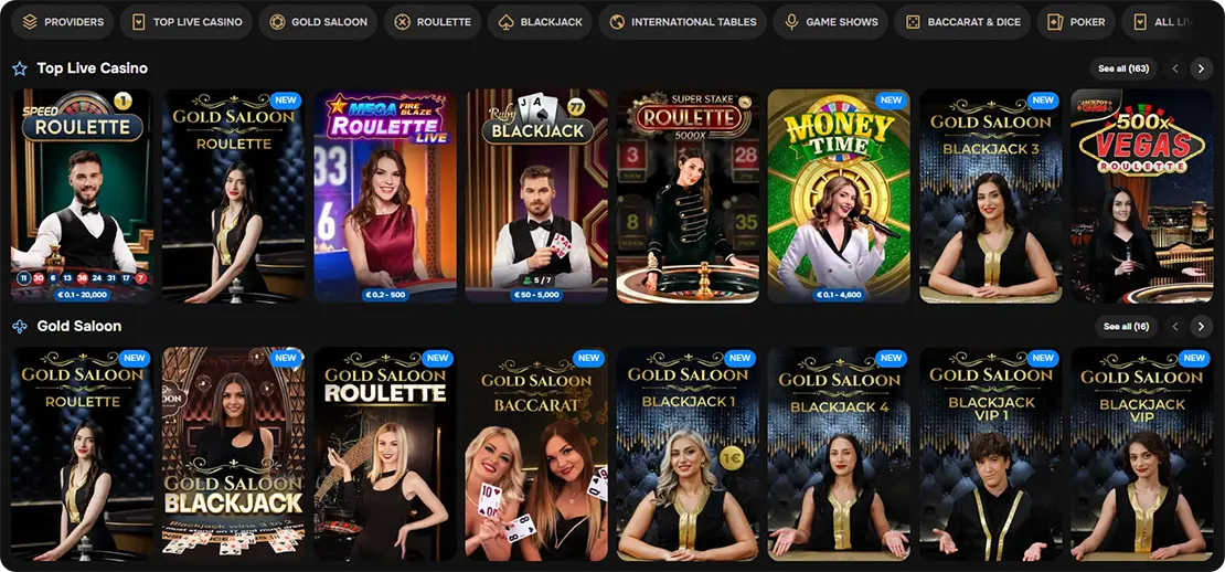 MrPunter Live casino